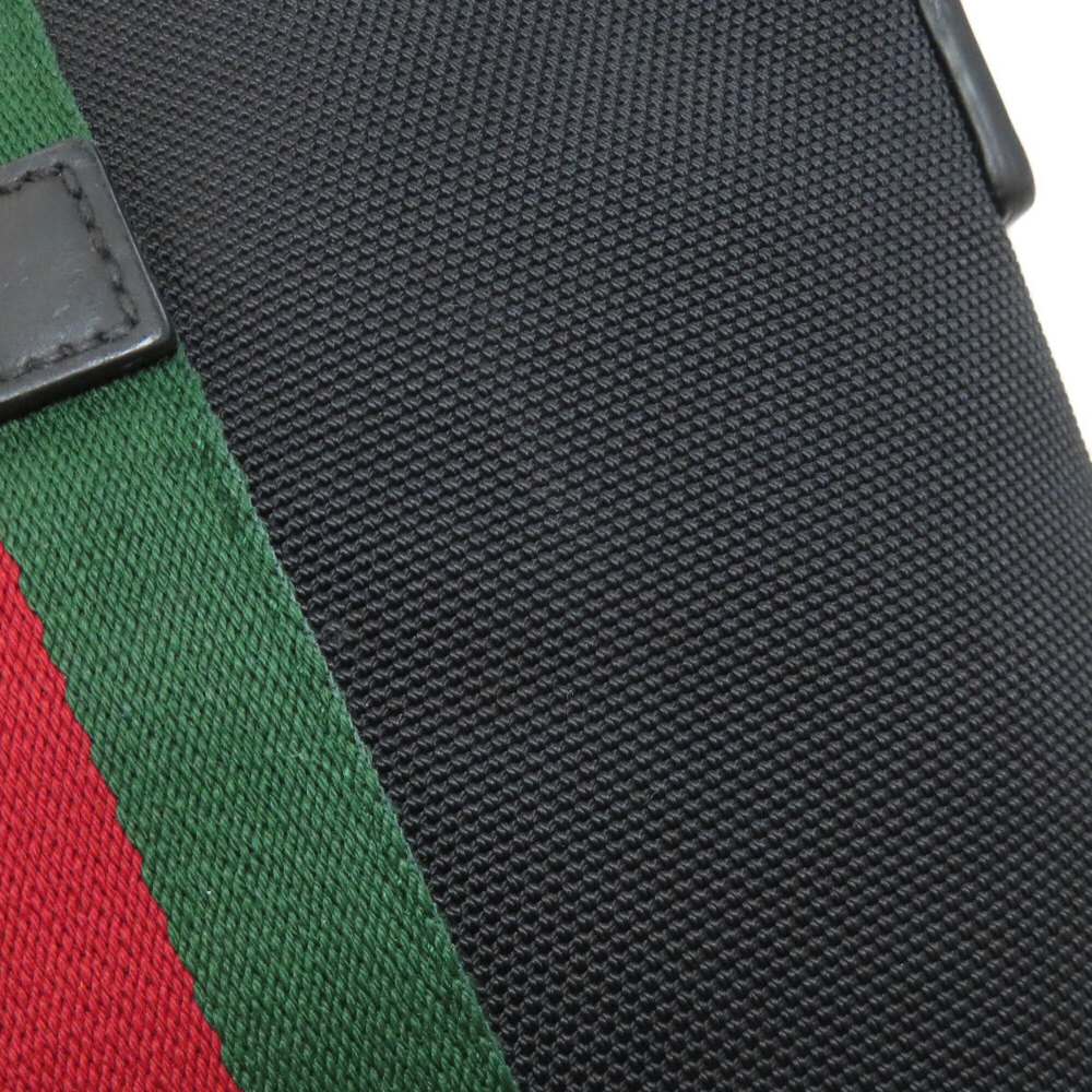 GUCCI Authentic Black Canvas Shoulder Bag - Picture 12 of 16